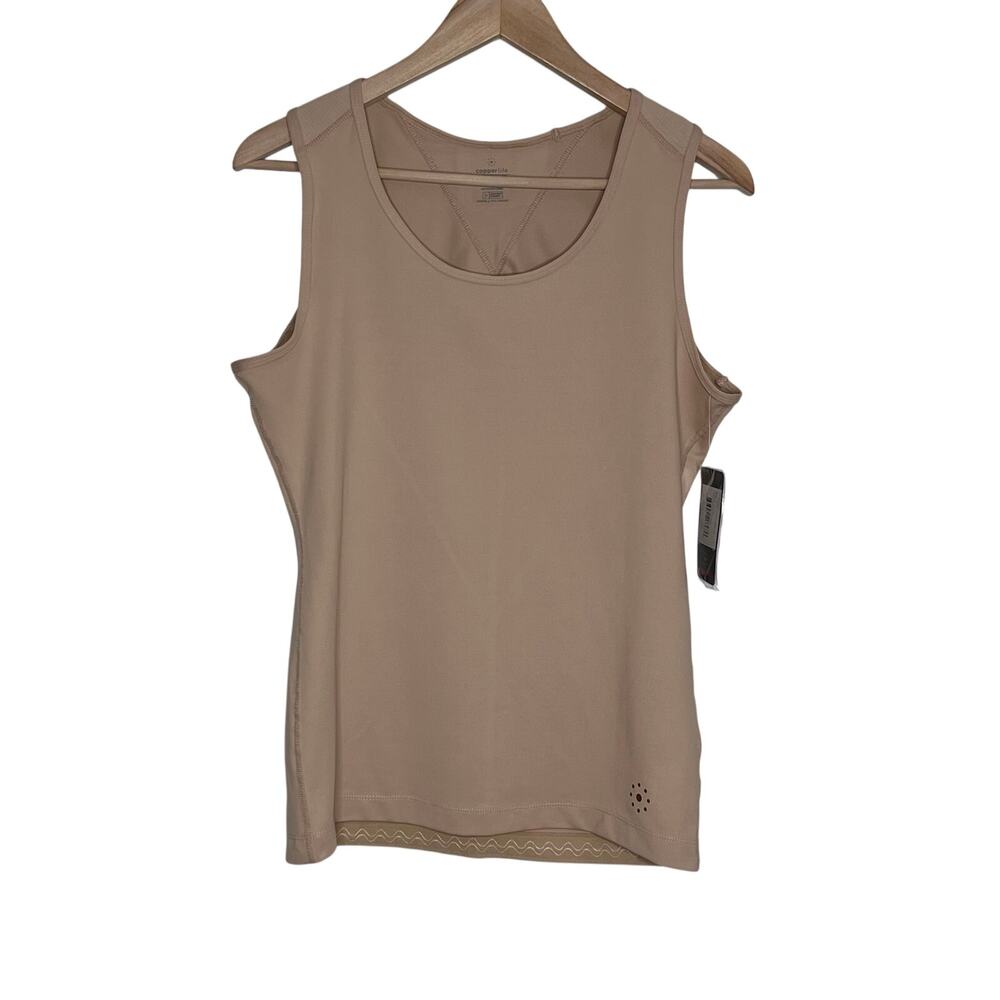 Copper Life Nude Compression Support Tank Top Womens XL NWT